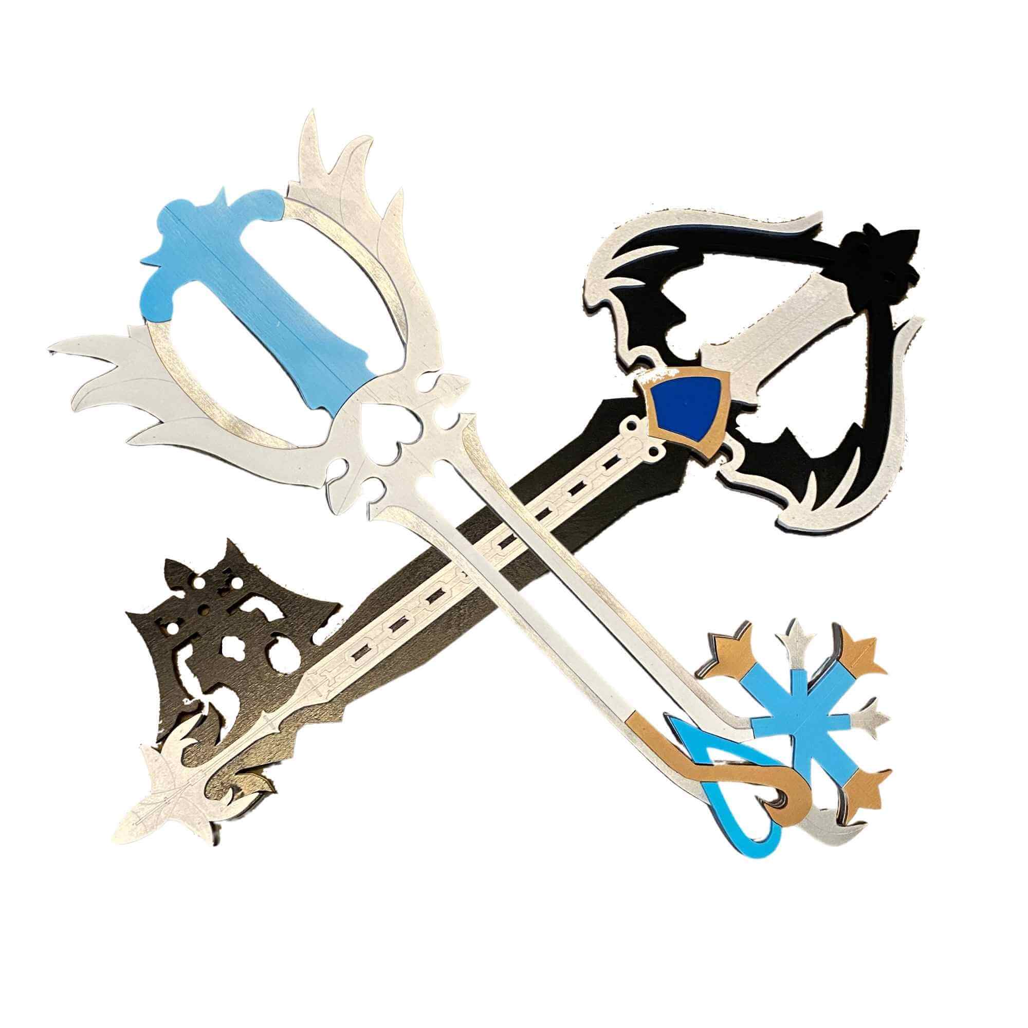 kingdom hearts coloring pages keyblades