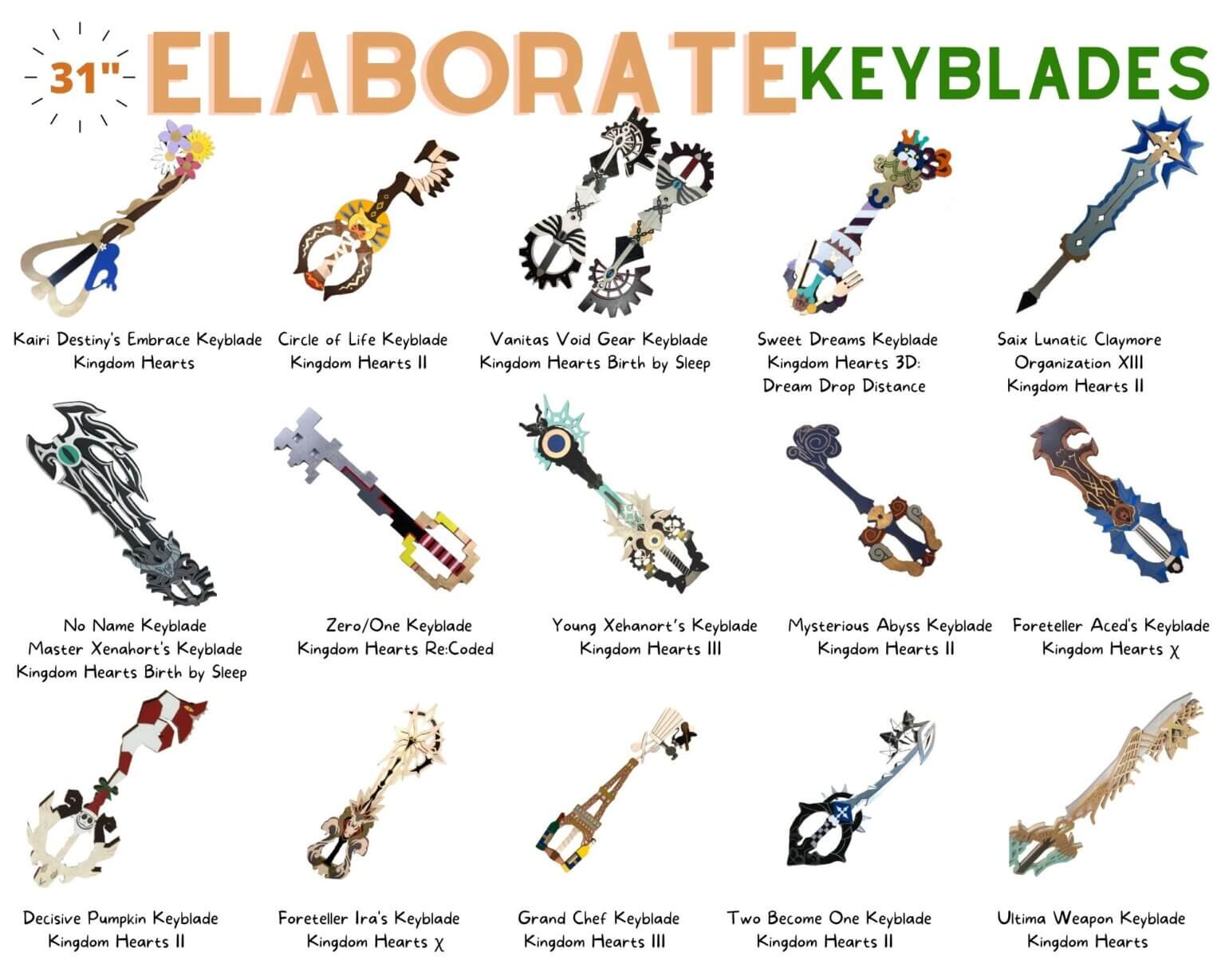 Kingdom Hearts Keyblades - Altruistic