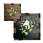 Star Wars Yoda Interactive Light Box | Sci-Fi Desk Decor