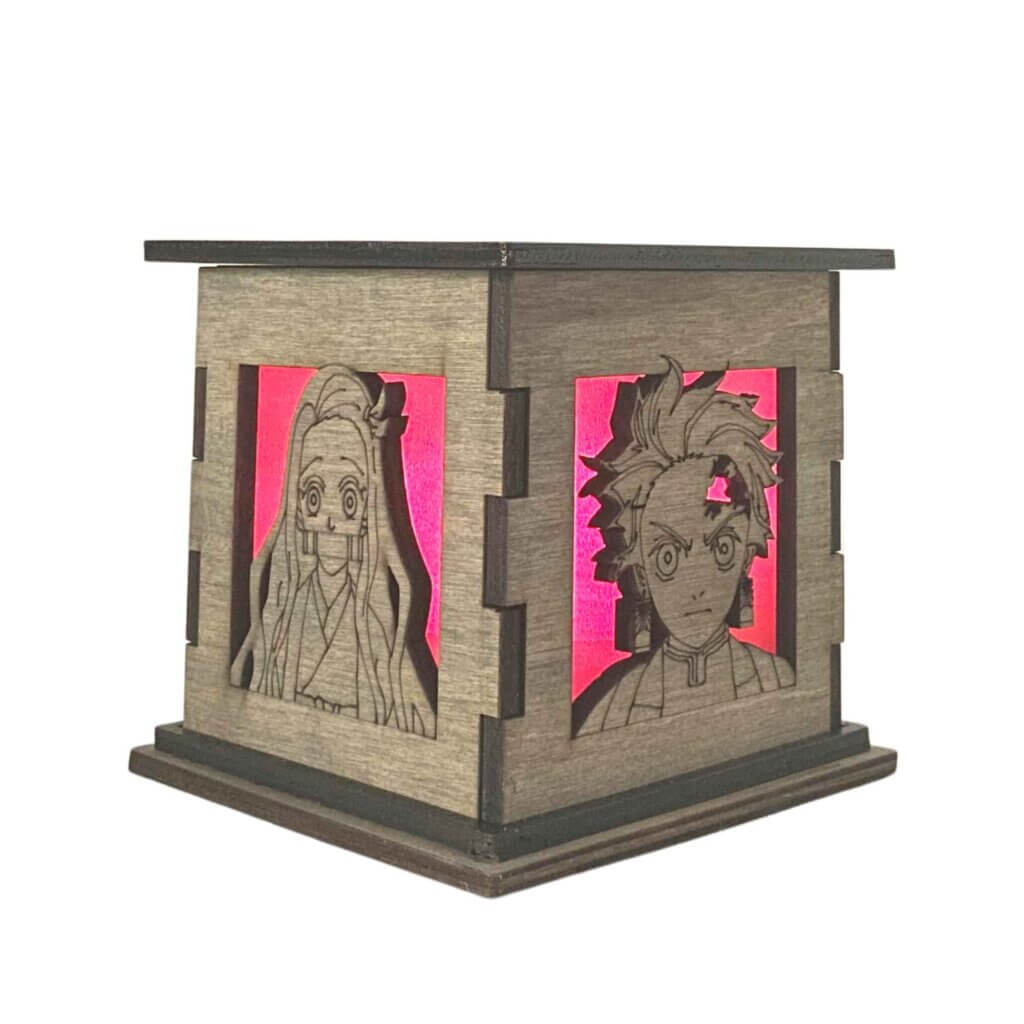 Demon Slayer Light Box | Shelf Décor for the Otaku | Bedside Lamp | Anime  Nightlight