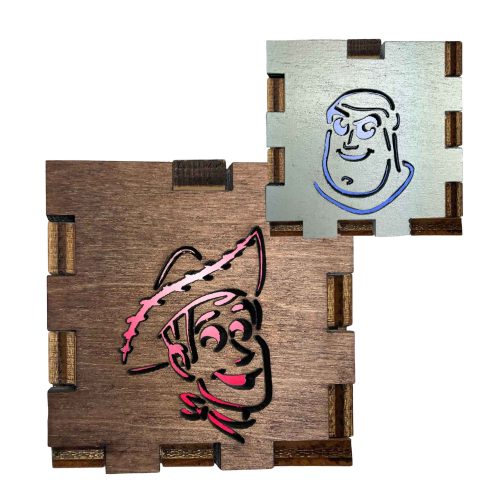 Toy Story Woody and Buzz Lightyear interchangeable Interactive Light Box collection