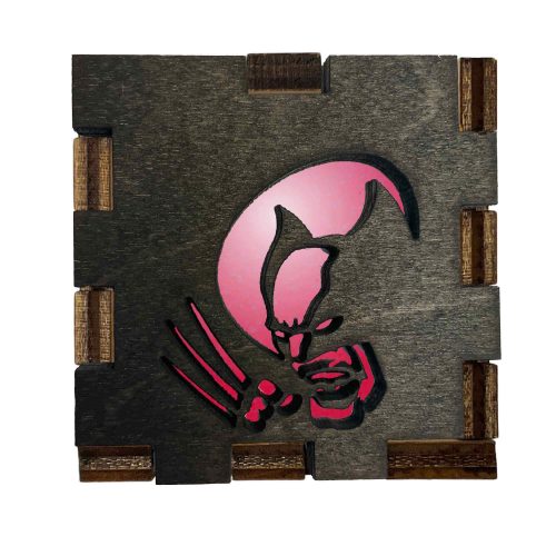 Wolverine Interactive Light Box with glowing Marvel-inspired claw design