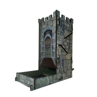 Castle Dice Tower Dice Roller Tabletop Accessory