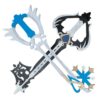 Oathkeeper and Oblivion Wooden Handmade Cosplay Props of Keyblades from the Video Game Kingdom Hearts